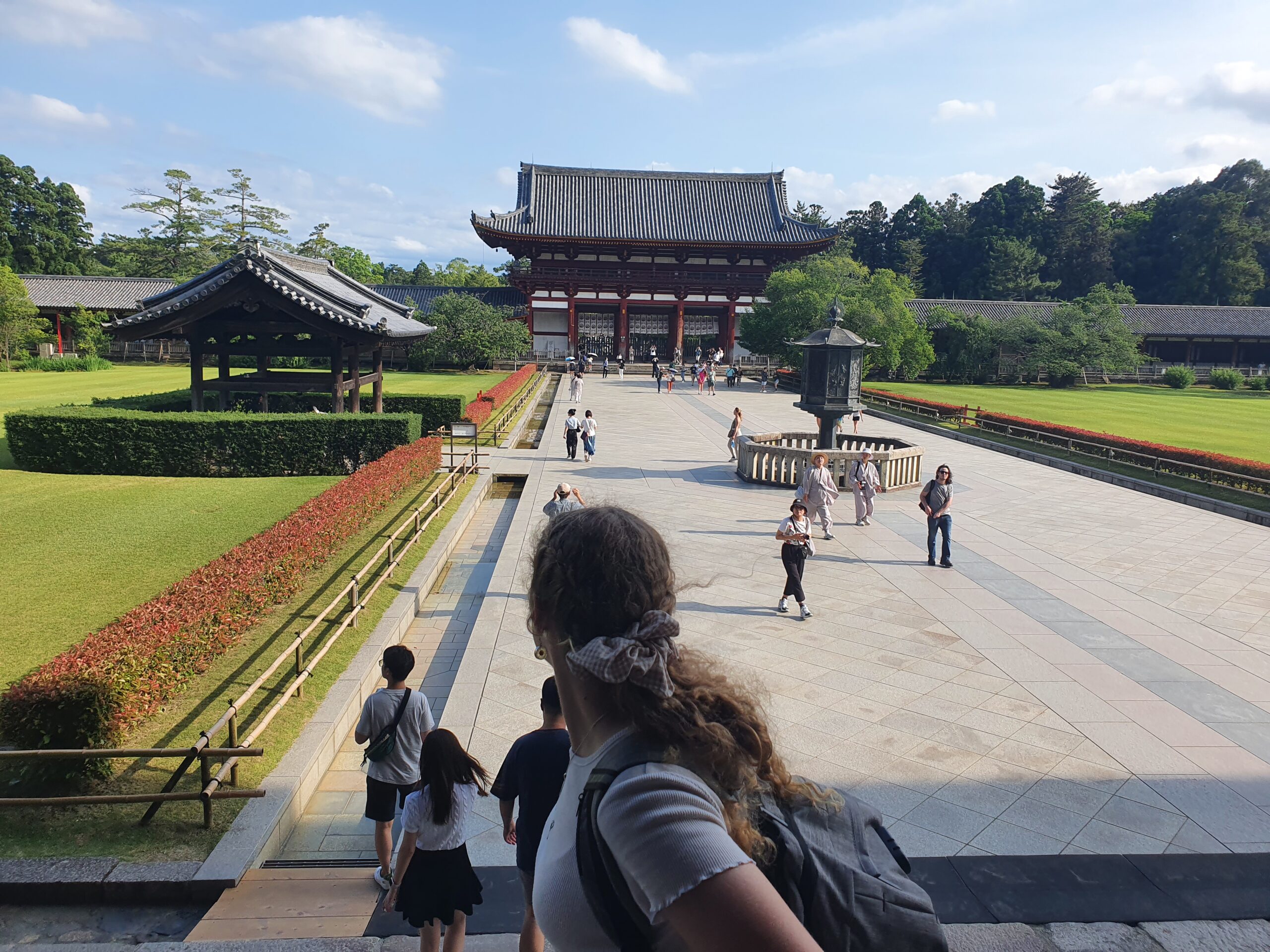 Great Buddha Temple Gates Nara Japan